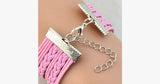 Pink Angel Cancer Awareness Bracelet