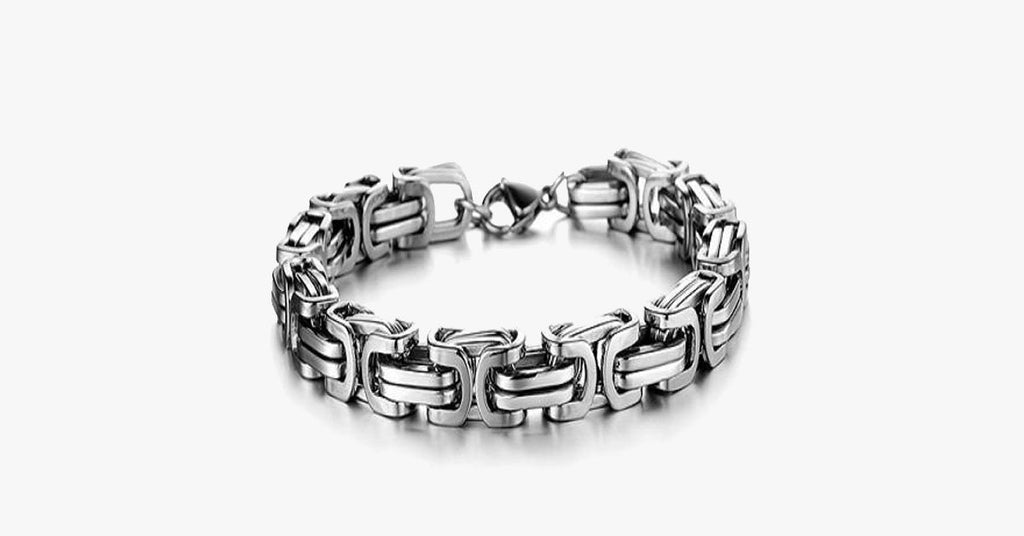 Luxury Personalized Man Bracelet New Cool Gold/Silver Stainless Steel - FREE SHIP DEALS