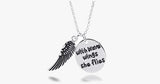 With Brave Wings She Flies Charm Pendant - FREE SHIP DEALS