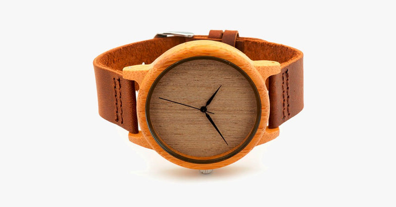 Natural Brown Wooden Watch - FREE SHIP DEALS