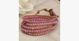Pink Nebula Wrap Bracelet