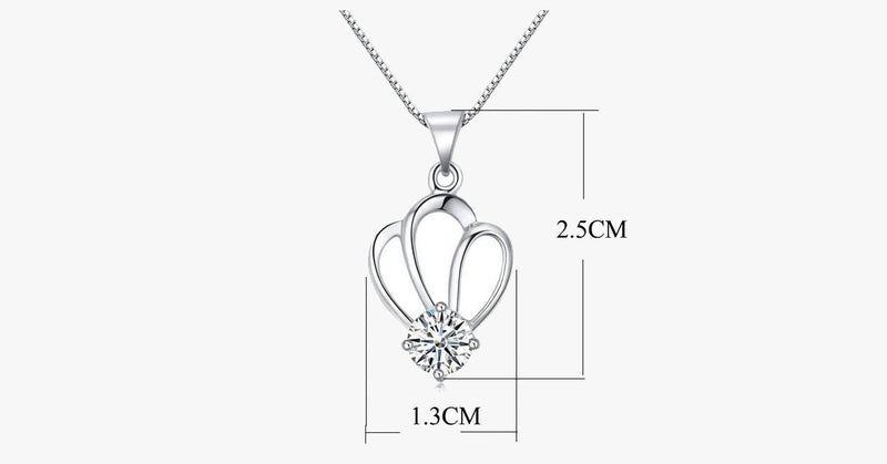 Crown Silver Pendant - FREE SHIP DEALS
