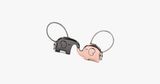 Save Elephant Love Keychain Set