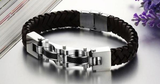 Armageddon Wing Men's Stainless Steel Bracelet (Brown) - FREE SHIP DEALS