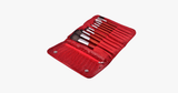 10 Piece Crimson Brush Set - FREE SHIP DEALS