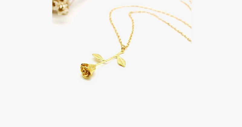 Delicate Rose Flower Pendant - FREE SHIP DEALS