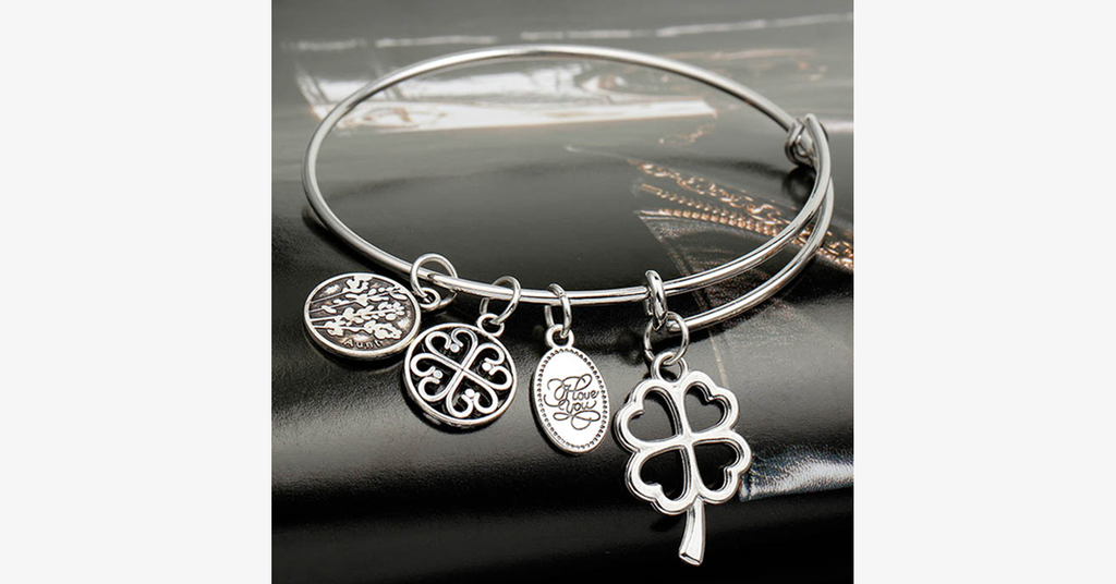 Love and Luck Enchanting Charm Bangle - FREE SHIP DEALS
