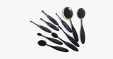 Vegan 10 Piece Oval Brush Set - FREE SHIP DEALS