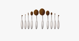 Aphrodite 10 Piece Oval Brush Set - FREE SHIP DEALS