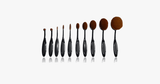 Vegan 10 Piece Oval Brush Set - FREE SHIP DEALS
