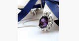 3 Carat Handcrafted Alexandrite Pendant with Silver Plated Chain - FREE SHIP DEALS