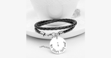 Semicolon Hand Stamped Bracelet