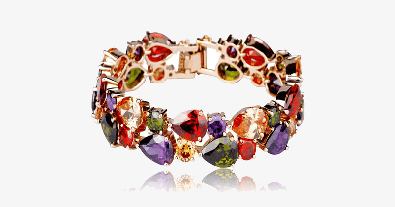 Multi-Color Crystal Bracelet - FREE SHIP DEALS