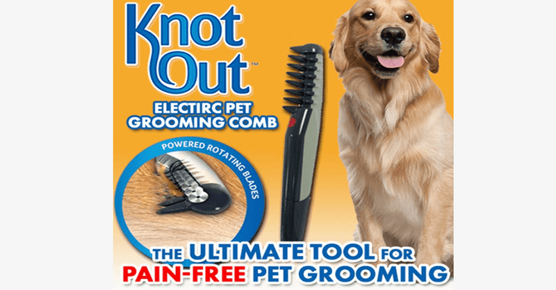 Knot Out Pet Grooming Comb - As Seen On TV - FREE SHIP DEALS