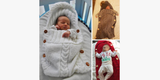 Knitted Baby Sleeping Bag