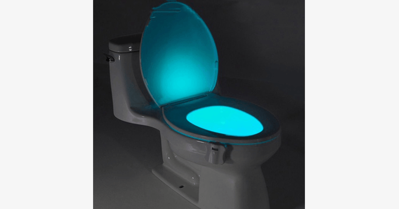 8-Color LED Sensored Toilet PotLight - FREE SHIP DEALS