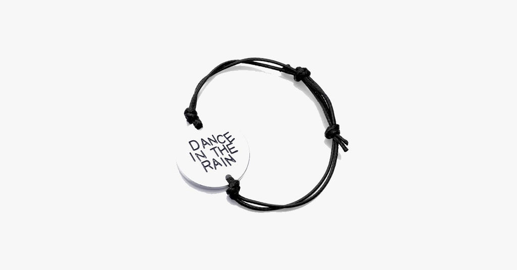 Dance In The Rain Hand Stamped Bracelet - FREE SHIP DEALS