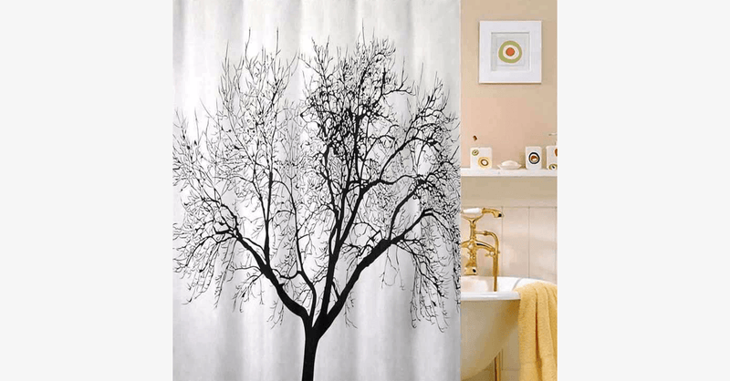 Waterproof Shower Curtain - Tree Design - FREE SHIP DEALS