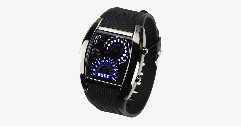 LED Digital Watch Men's Race Car Military Style - FREE SHIP DEALS