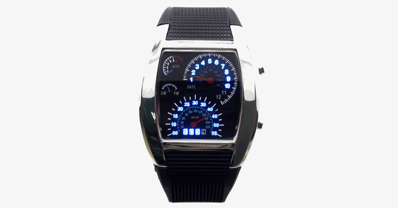 LED Digital Watch Men's Race Car Military Style - FREE SHIP DEALS