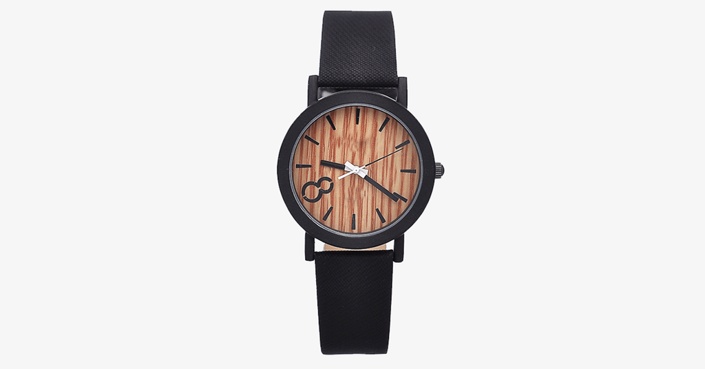 Men's Quartz Wooden Watch