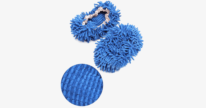 Microfiber Cleaning Mop Slippers - Assorted Colors