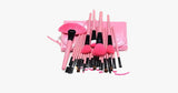 24 Piece Pink Glory Brush Set - FREE SHIP DEALS