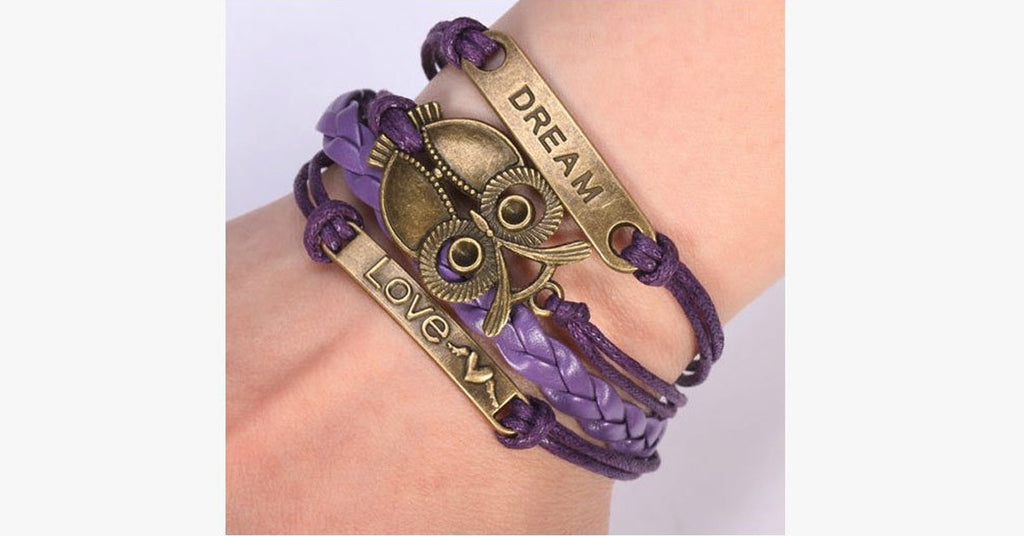 Dream Owl Love Bracelet - FREE SHIP DEALS
