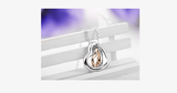 Double Heart Gold-Silver Overlay Pendant - FREE SHIP DEALS