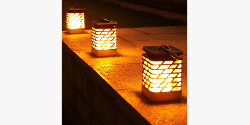 Solar Flame Flicking Lamp Lantern