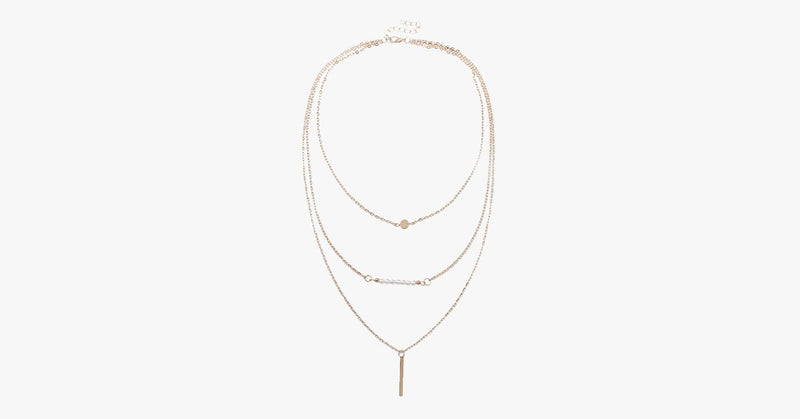 3 Multi-Layer Bar Necklace - FREE SHIP DEALS