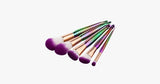 5 Piece Rainbow Mermaid Brush Set - FREE SHIP DEALS