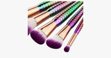 5 Piece Rainbow Mermaid Brush Set - FREE SHIP DEALS