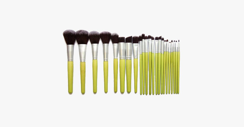 23 Piece Nylon MakeUp Brush Set with a Silicone Sponge - FREE SHIP DEALS
