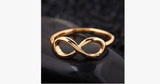 18k Gold Plated Infinity Ring - FREE SHIP DEALS