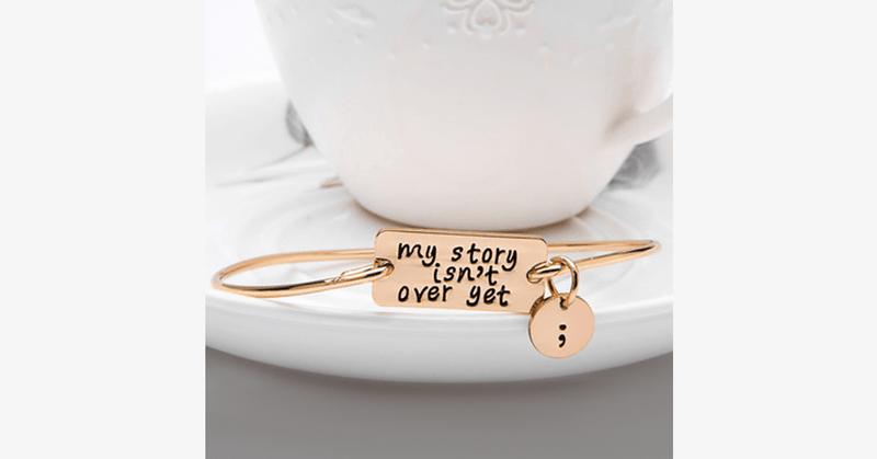 Semicolon Bangle