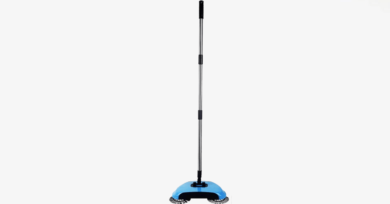 Floor Sweeper With Rotating Brushes - FREE SHIP DEALS