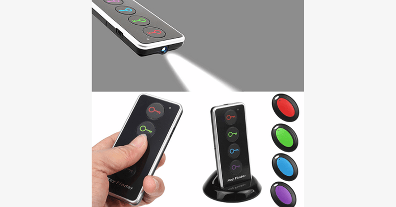 Wireless 4-in-1 LED Remote Key/Wallet Anti-Lost Transmitter Set - FREE SHIP DEALS