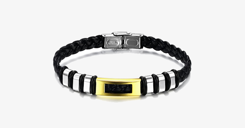 Golden Zebra Stainless Steel Men's Bracelet - FREE SHIP DEALS